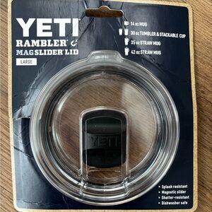 YETI Clear Rambler MagSlider Lid Size Large